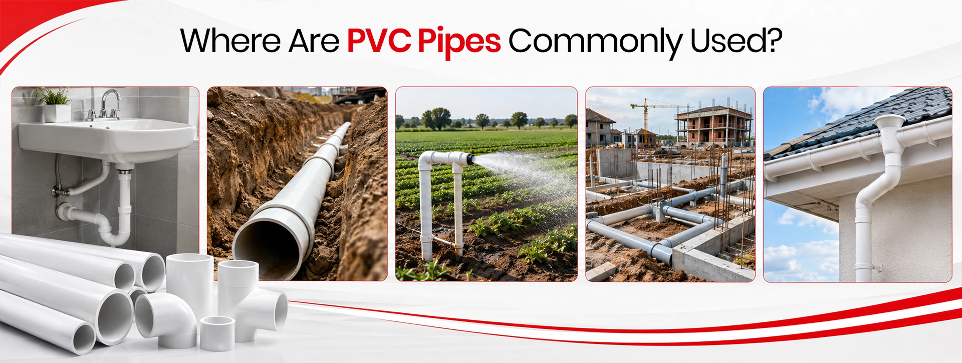 Common Uses of PVC Pipes